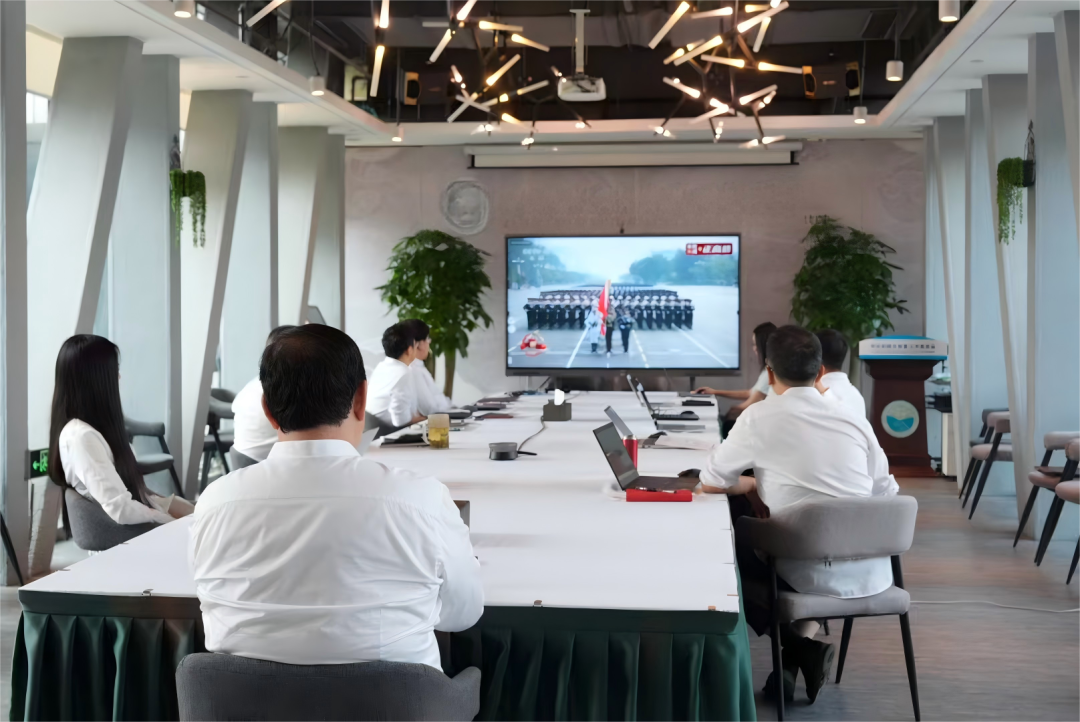 百靈科技在京員工集中收看紀念中國人民抗日戰爭暨世界反法西斯戰爭勝利 80 周年大會直播 凝聚奮進力量